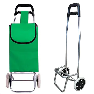 Сумка-тележка хозяйственная MonAmi 1612 цвет №28 зеленый