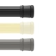 Карниз для ванной MonAmi 8034-110 раздвижной черный 110-200 см Карниз для ванной MonAmi 8034-110 раздвижной черный 110-200 см