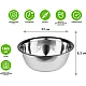 Миска для взбивания Perfecto Linea Starcook 24-100220 из нержавеющей стали 22 см