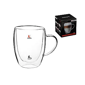 Кружка Perfecto Linea Pele 30-003350 стеклянная с двойными стенками 350 мл