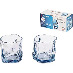 Набор стаканов Perfecto Linea Ice Rock Blue 230 мл 2 шт