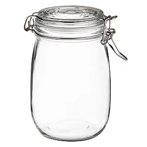 Банка для сыпучих продуктов Perfecto Linea Wecker 34-100111 стеклянная 1000 мл