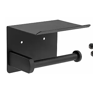 Держатель для туалетной бумаги Perfecto Linea 35-031010 с полкой