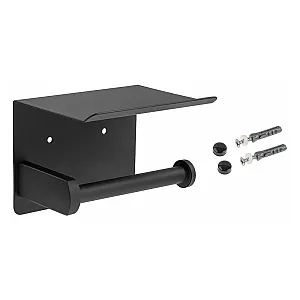 Держатель для туалетной бумаги Perfecto Linea 35-031010 с полкой