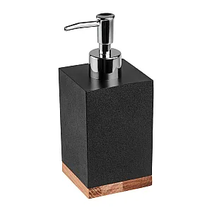 Диспенсер для мыла Perfecto Linea Wood Bliss 35-720101 черный