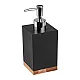 Диспенсер для мыла Perfecto Linea Wood Bliss 35-720101 черный
