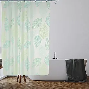 Шторка для ванной Perfecto Linea Secret 36-118003 180*180 см листья