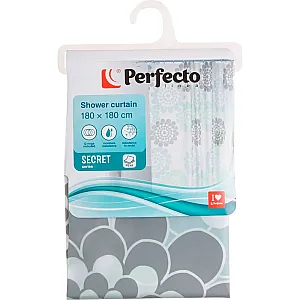 Шторка для ванной Perfecto linea 36-118005 180*180 см цветы