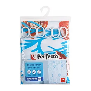 Шторка для ванной Perfecto Linea Harmony 36-118009 180*180 см подводный мир