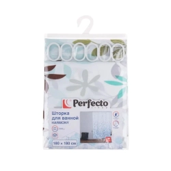 Шторка для ванной Perfecto Linea Harmony 36-118016 180*180 см флора