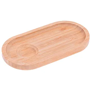 Поднос Perfecto Linea Bamboo 38-201001 бамбуковый на 2 секции