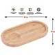 Поднос Perfecto Linea Bamboo 38-201001 бамбуковый на 2 секции