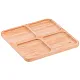 Менажница Perfecto Linea Bamboo 38-222201 бамбуковая 22*22 см