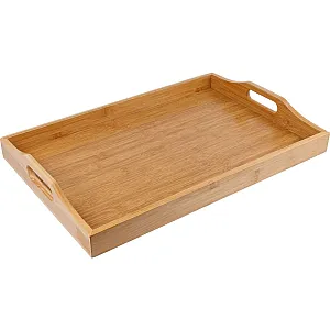 Поднос Perfecto Linea Bamboo 38-463106 бамбуковый с ручками прямоугольный 46*31 см
