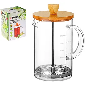 Френч-пресс Perfecto Linea Bamboo 38-800800 стеклянный 800 мл