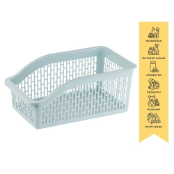 Корзинка Perfecto Linea Klinko 43-216202 26*15*12 см голубая лагуна