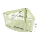 Корзинка Perfecto Linea Klinko 43-218000 23*18*12 см зеленая Корзинка Perfecto Linea Klinko 43-218000 23*18*12 см зеленая