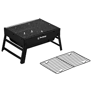 Мангал-барбекю Perfecto Linea 47-135272 складной с решеткой 35*27*20 см сталь