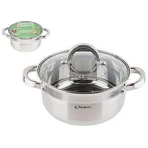 Кастрюля Perfecto Linea Starcook 50-520100 из нержавеющей стали 2.6 л