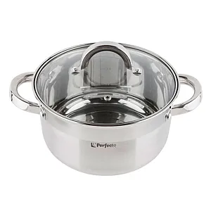 Кастрюля Perfecto Linea Starcook 50-520115 из нержавеющей стали 3.2 л