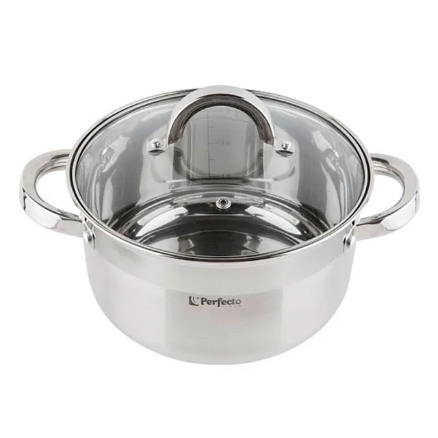 Кастрюля Perfecto Linea Starcook 50-520115 из нержавеющей стали 3.2 л