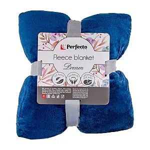 Покрывало Perfecto Linea Dream 60-150204 флисовое 150*200 см синее