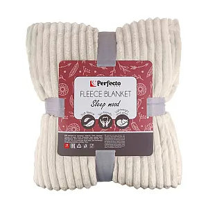 Покрывало Perfecto Linea Sleep mood 60-150211 флисовое 150*200 см белое