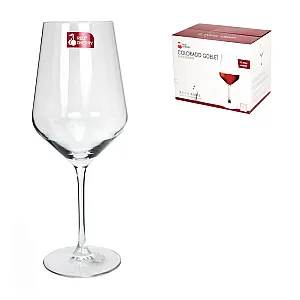 Набор бокалов для вина Market Union DA1758 прозрачный 640 мл 6 шт