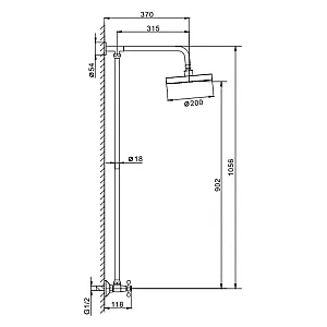 Душевая система Frap F2308