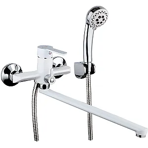 Смеситель для ванны Frap F2241 белый хром