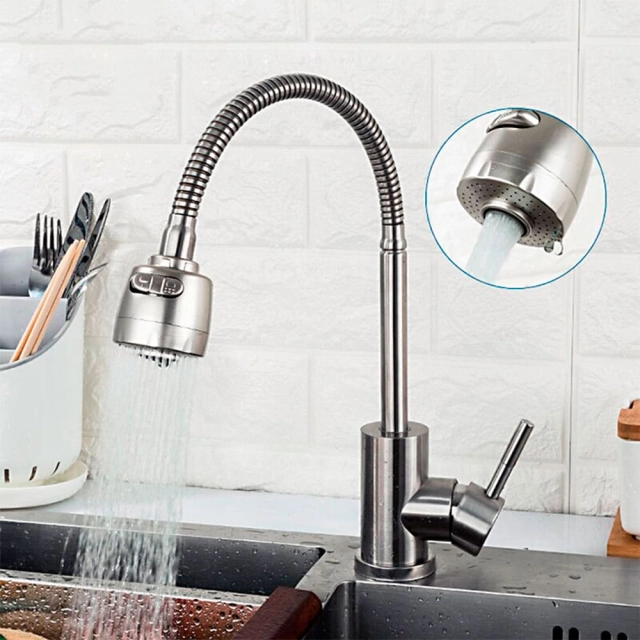Смеситель для кухни Frap F44899-1 гибкий излив Смеситель для кухни Frap F44899-1 гибкий излив