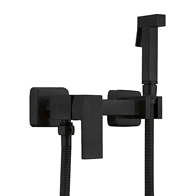 Душ гигиенический со смесителем Frap F7504-6 черный