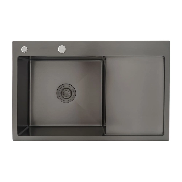 Мойка для кухни Gappo GS7850-6L стальная черная Мойка для кухни Gappo GS7850-6L стальная черная