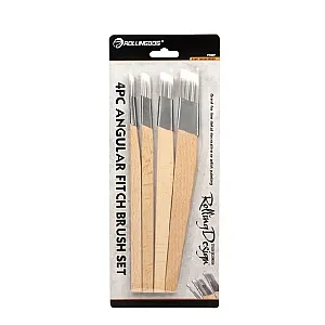 Набор кистей филеночных Rollingdog Design Professional 10689 синтетика 4 шт