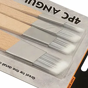 Набор кистей филеночных Rollingdog Design Professional 10689 синтетика 4 шт