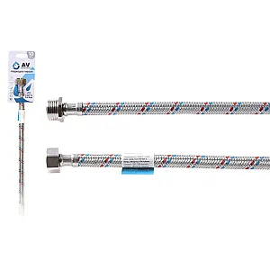 Подводка гибкая для воды AV Engineering AVE20160 гайка 1/2 - штуцер 1/2 60 см