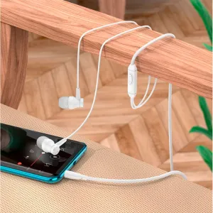 Наушники Borofone BM67 82907 внутриканальные c микрофоном белый