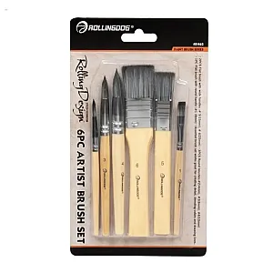 Набор кистей Rollingdog Design Professional 81462 синтетика 6 шт