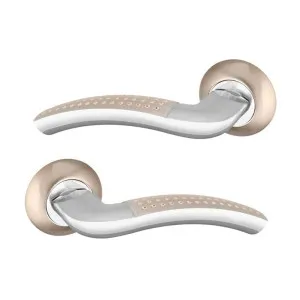 Ручка раздельная Punto R.TL54.Logica (Logica TL) 140 мм SN/CP-3 матовый никель/хром