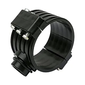 Хомут-врезка AV Engineering AVE159033 для ПЭ-труб внутренняя резьба 110*1