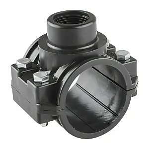 Хомут-врезка AV Engineering AVE1007501 внутренняя резьба ПЭ 75*1