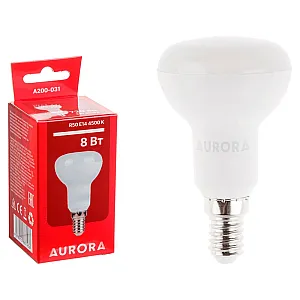 Лампа светодиодная Aurora A200-031 R50 8Вт 230В E14 4500K