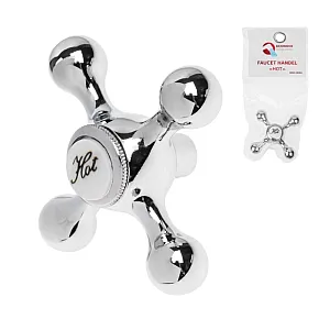 Маховик для вентильного смесителя Econoce NNSP-0006H серия 6 Горячая вода