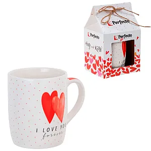 Кружка Perfecto Linea Love Hearts-1 30-063601 керамическая 350 мл