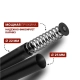 Карниз раздвижной Perfecto Linea 36-020104 алюминиевый черный 2 м
