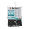 Шторка для ванной Perfecto Linea Secret 36-118202 180*180 см черный мрамор