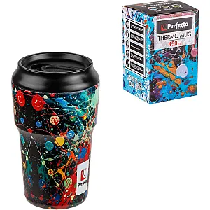 Термокружка Perfecto Linea 3D Fun splash 27-450101 нержавеющая сталь 450 мл