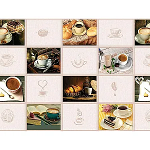 Клеенка столовая Perfecto Linea Deco 11-165195 нетканая основа с ПВХ покрытием 130 см