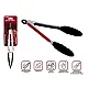 Щипцы кулинарные Perfecto Linea Burgundy 21-010006 силиконовые 23 см
