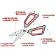 Ножницы кухонные Perfecto Linea Chef 21-411125 многофункциональные 22.8 см